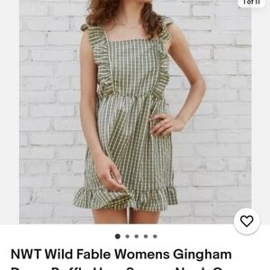 NWT Wild Fable Gingham dress